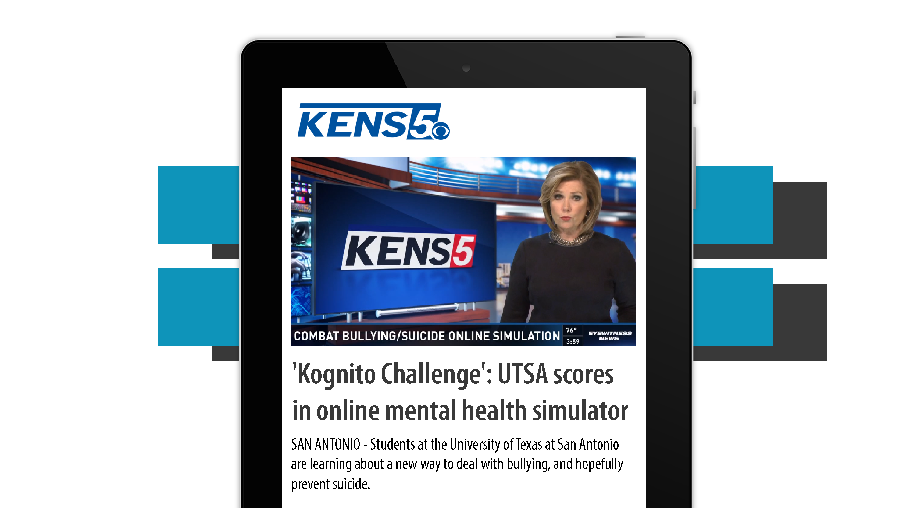 ‘Kognito Challenge’: UTSA scores in online mental health simulator