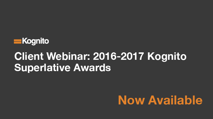 Client Webinar: 2016-2017 Kognito Superlative Awards