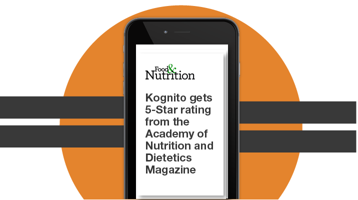 Kognito gets 5-Star rating from the Academy of Nutrition and Dietetics Magazine